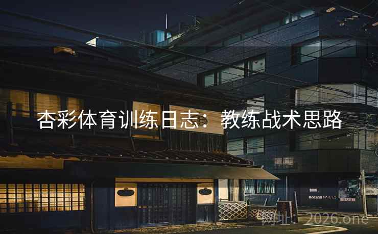 杏彩体育训练日志：教练战术思路