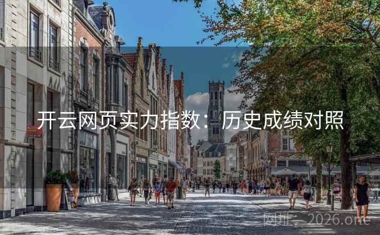 开云网页实力指数：历史成绩对照