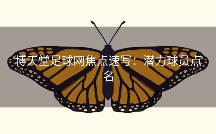 博天堂足球网焦点速写：潜力球员点名