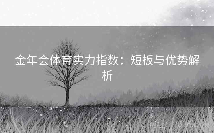 金年会体育实力指数：短板与优势解析