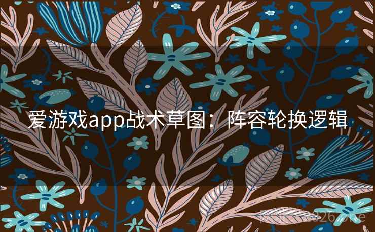 爱游戏app战术草图：阵容轮换逻辑